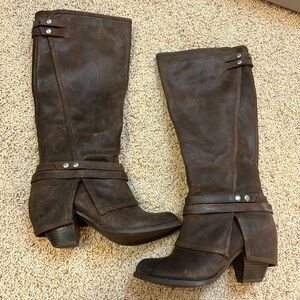 Knee high fergie footwear boots